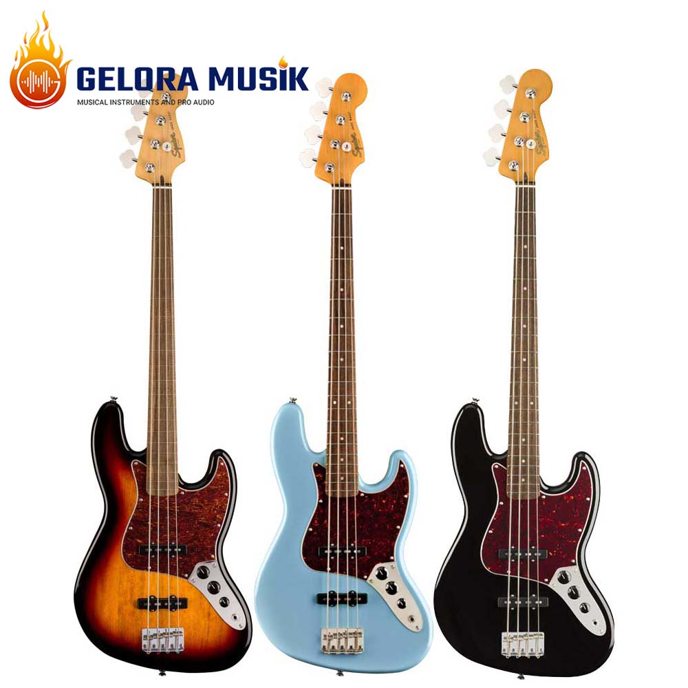 Gitar Bass Elektrik Squier Classic Vibe 60s Jazz