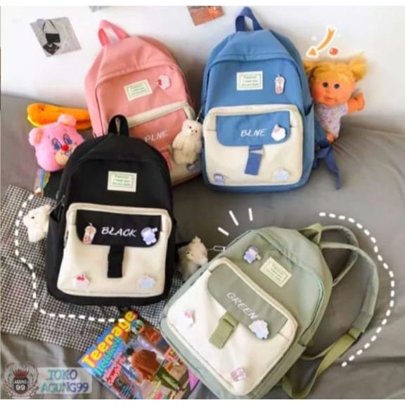 TOKOAGUMG99..//TAS.RANSEL.SEKOLAH.ANAK//TAS.ANAK.PREMPUAN//TAS.BUAT/NGAJI.//EDISI.TERBARU.ALA.KOREA.//TAS.GREEN