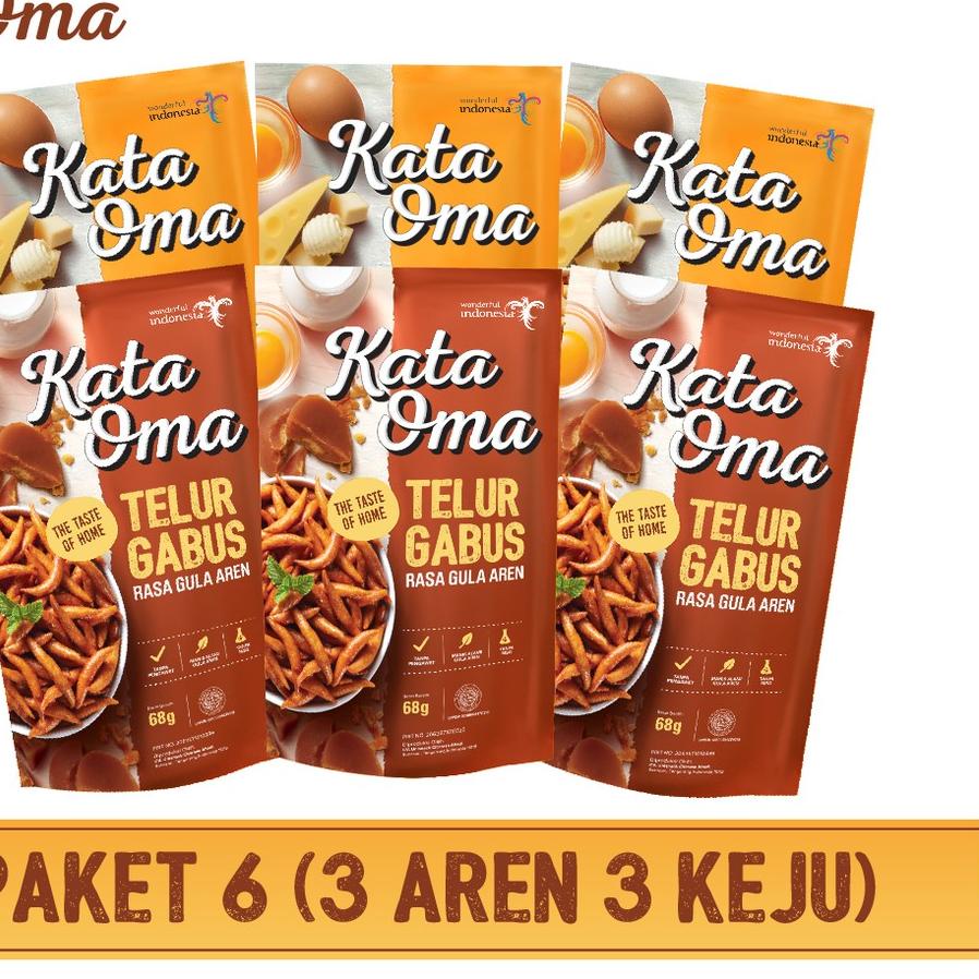 

☟ Kata Oma Telur Gabus Paket Isi 6 ♣