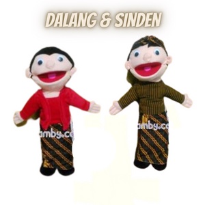 Boneka Tangan Muppet Dalang &amp; Sinden | Handpuppet Boneka Dalang