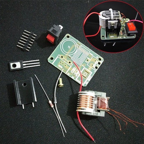 Module 15KV High Voltage DC 3.7V-4.2V Generator Arc Inverter Ignition Coil DIY With PCB 15Kv