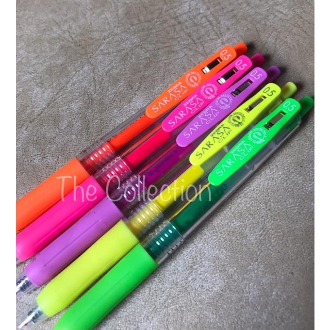 

ATK0503SR NEON Series Pulpen Gel Sarasa Zebra 0.5mm 0,5 pen warna