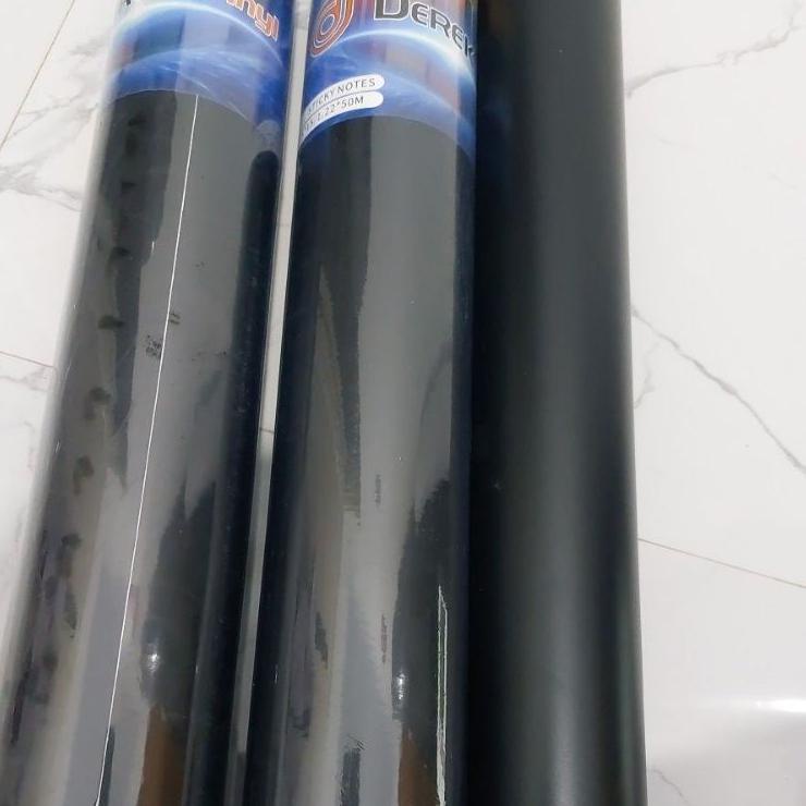 ✻ Stiker hitam doff 1 roll isi 15 meter ➭
