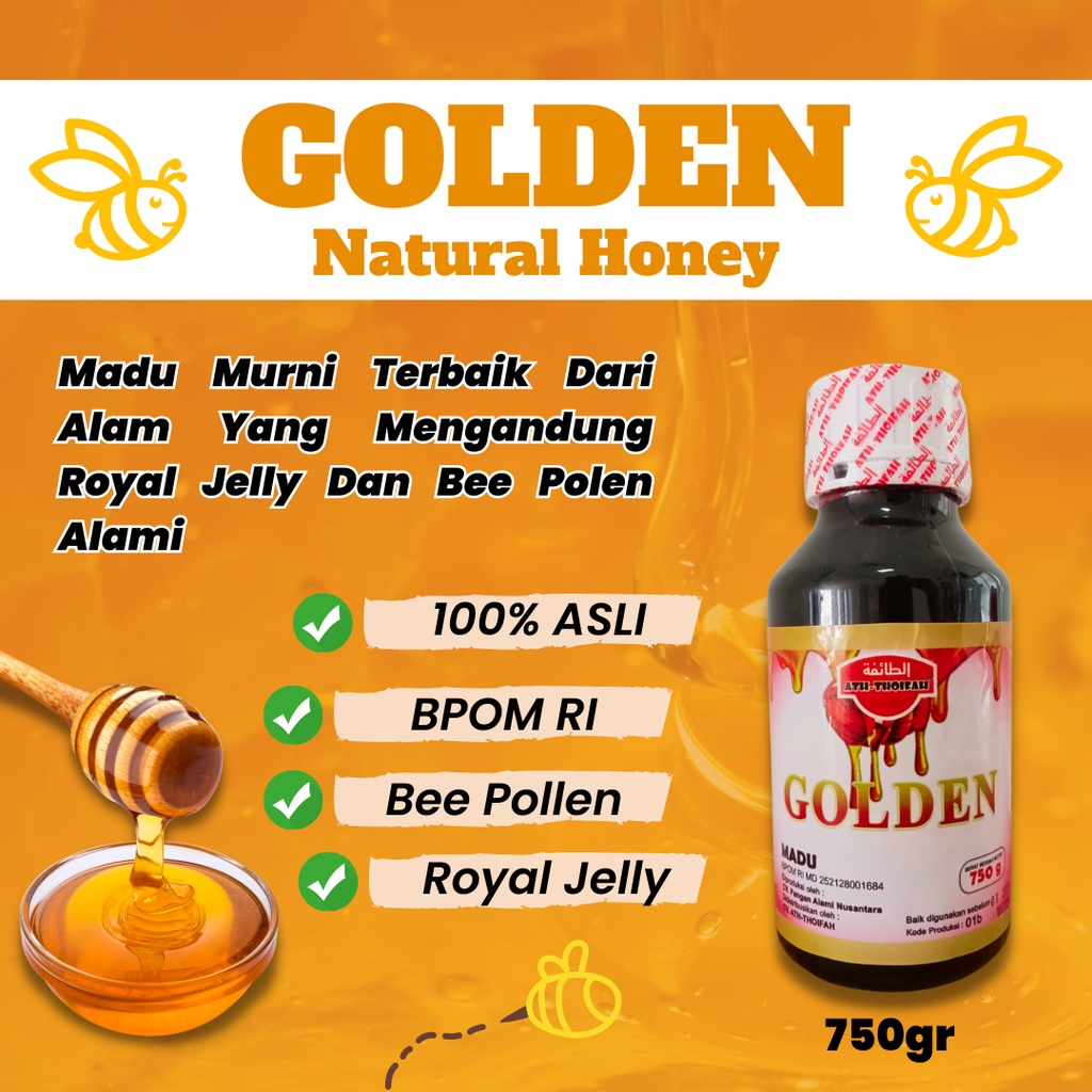 

Madu Golden Akasia Madu Murni BPOM 750 GR