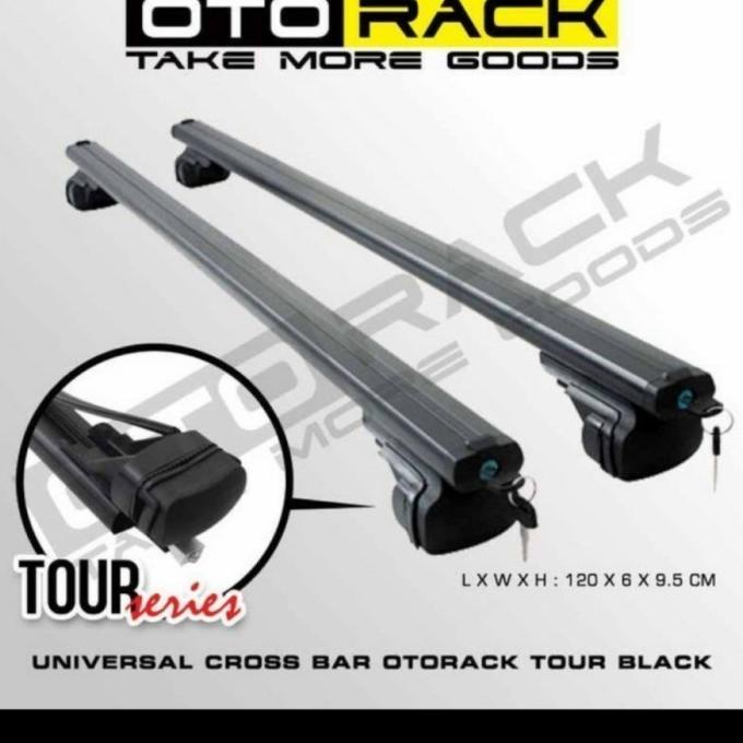 Paket Roof Rack Foxco & Cross Bar Jepit Roof Rail Tour Xpander Cross