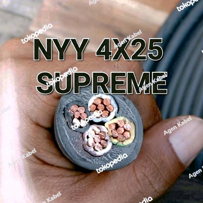 NYY 4x25 mm SUPREME / KABEL TUFUR 4 x 25 / KABEL LISTRIK 4x25 mm