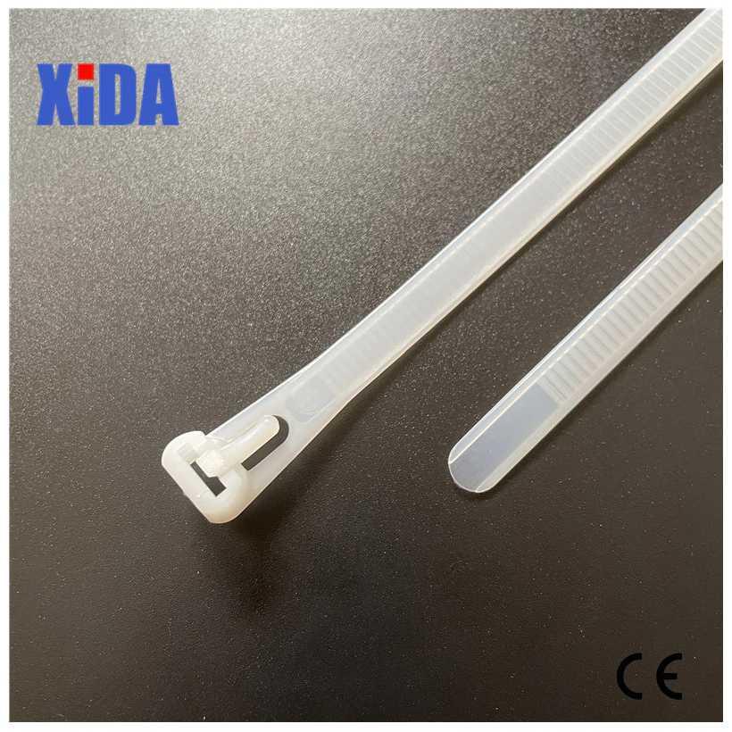 TaffGUARD Kabel Ties Cable Organizer Reusable 8 x 450 mm 100 PCS - NL8 - White