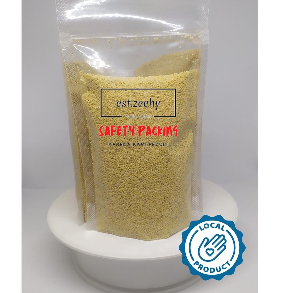 

Terbaru BIJI KUNYIT / JEWAWUT / SEKOI / FOXTAIL MILLET (BAHAN OLAHAN) KEMASAN REPACK 250 GR