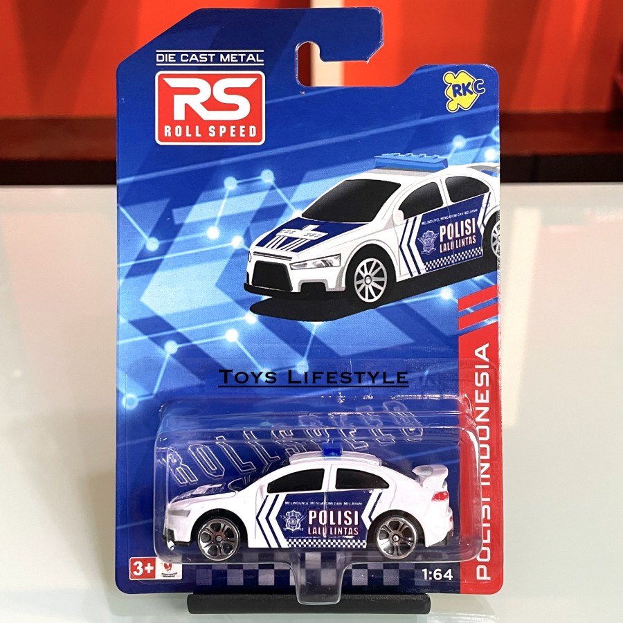 Mobil Diecast Polisi Rollspeed PJR Sabara Car Skala 64