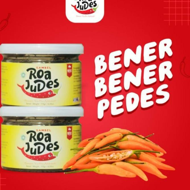 

✶ Sambel Roa Judes ( Paket Isi 3 Jar ) ✽
