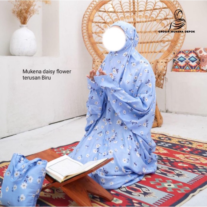 Mukena Terusan Bali Rayon Polos & Motif Jumbo