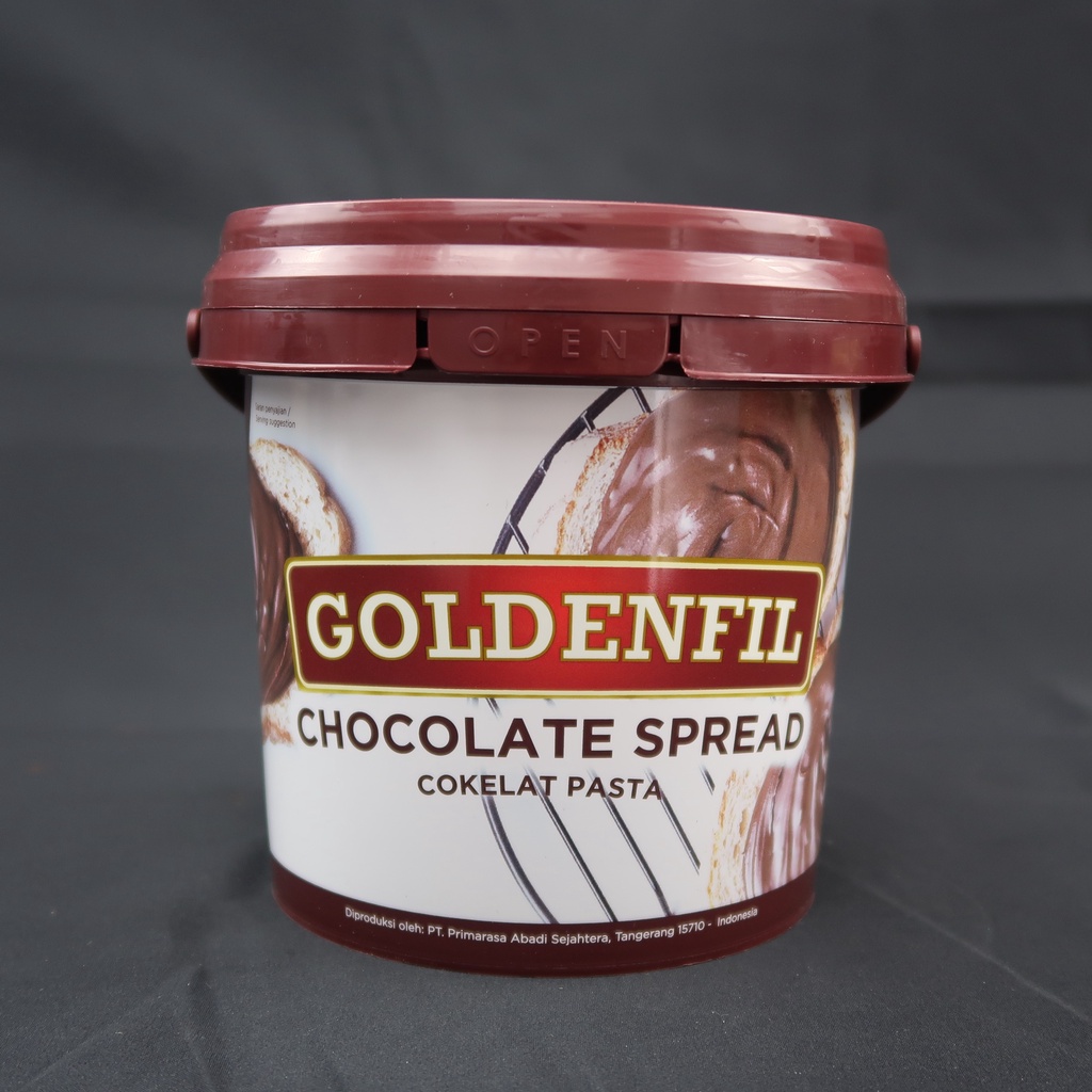 

p4yu Goldenfil Dark Chocolate Spread 1 Kg / Selai Coklat All Varian