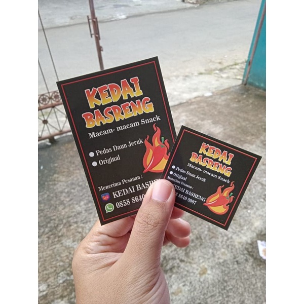 

PRE ORDER STIKER LABEL PRODUK Custom Cromo murah