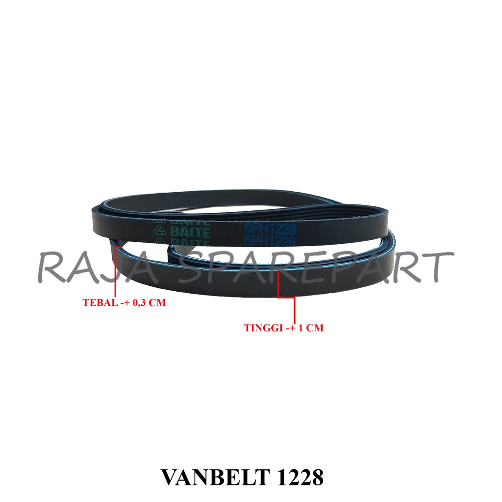 V BELT MESIN CUCI/VANBELT/FANBELT/VAN BELT 1228