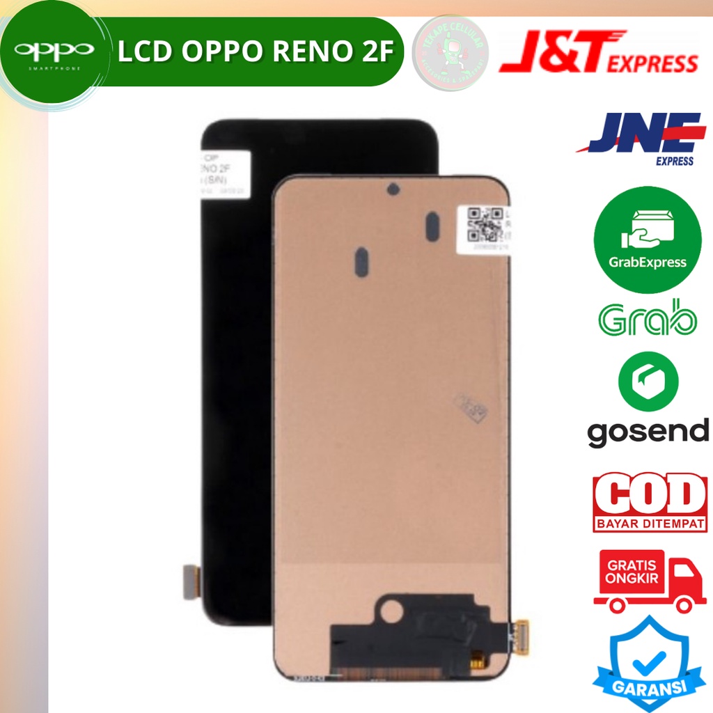 Lcd Oppo Reno 2F/K3 non fingerprint bergaransi