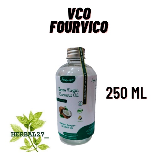 

Vco | Virgin Coconut Oil 250ML fourvico | Minyak Kelapa 100% ORIGINAL
