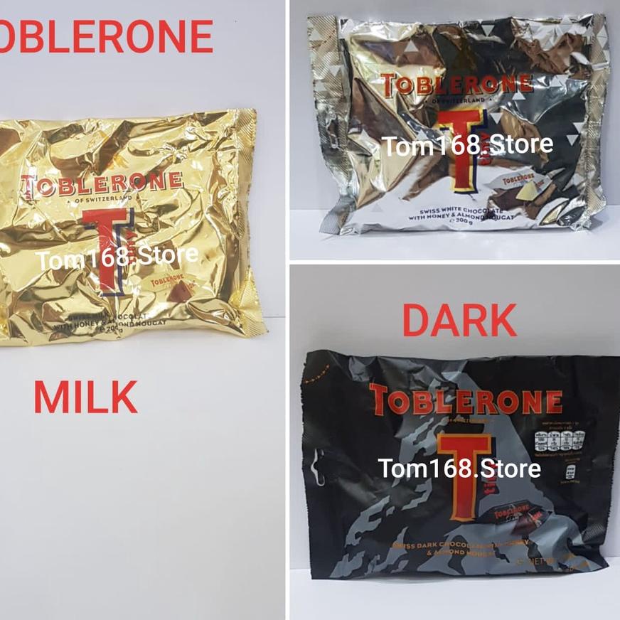 

✵ TOBLERONE MINI 200 GR MILK/WHITE/DARK ♘