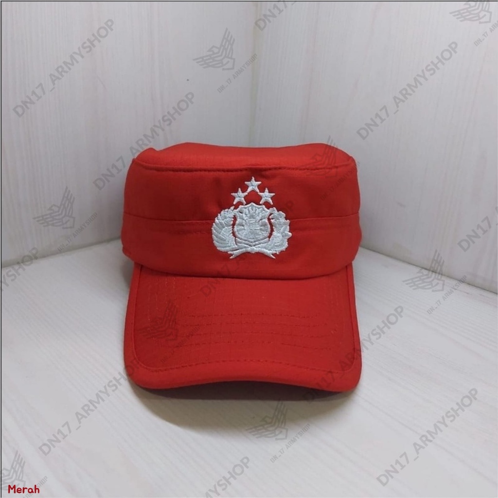 Topi Komando Bintara Merah