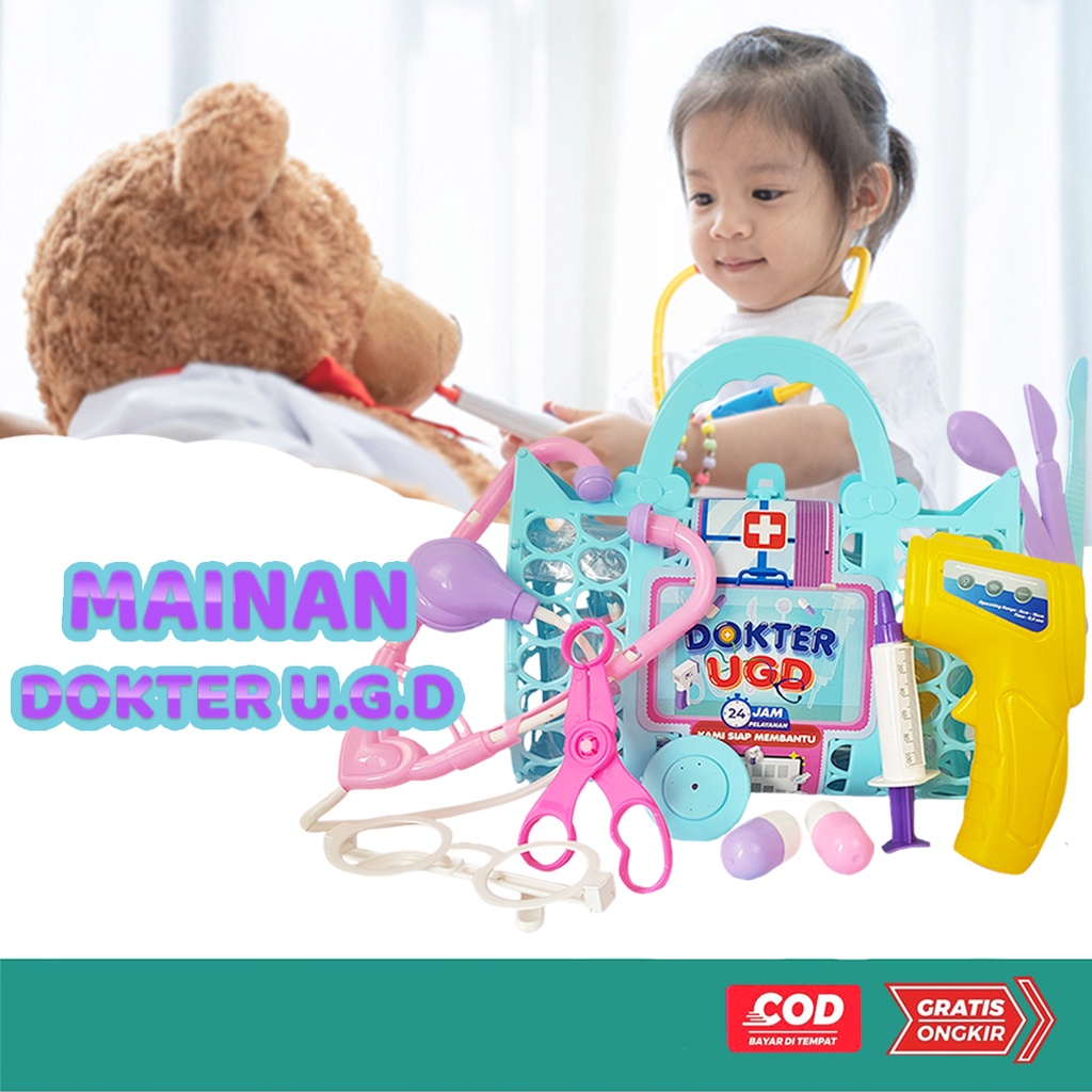 Mainan Set Tas Dokter / Mainan Edukasi Anak Dokter Set Tas / Mainan Set Alat Perlengkapan Dokter 2917 ( MP BOS )