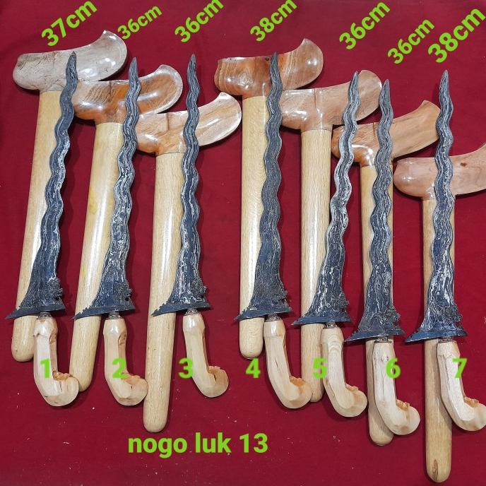 Keris Nogo Sosro Kamardikan Sangkelat Luk 13