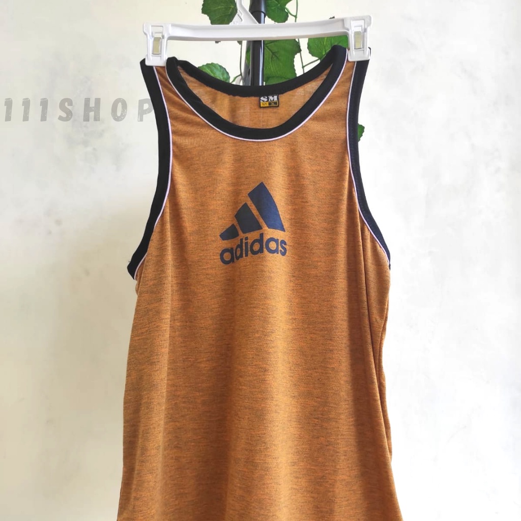 SINGLET PRIA WARNA TANK TOP PRIA KAOS DALAM LAKI ADIDS