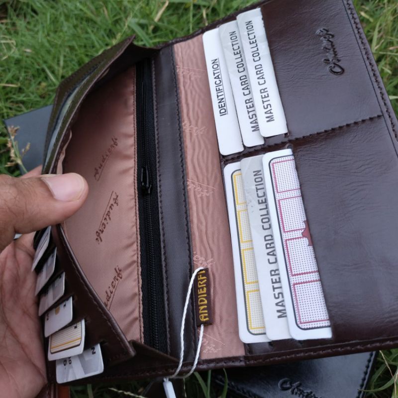 Dompet Kulit Asl Panjang. Dompet Pria Wanita Kulit glossy