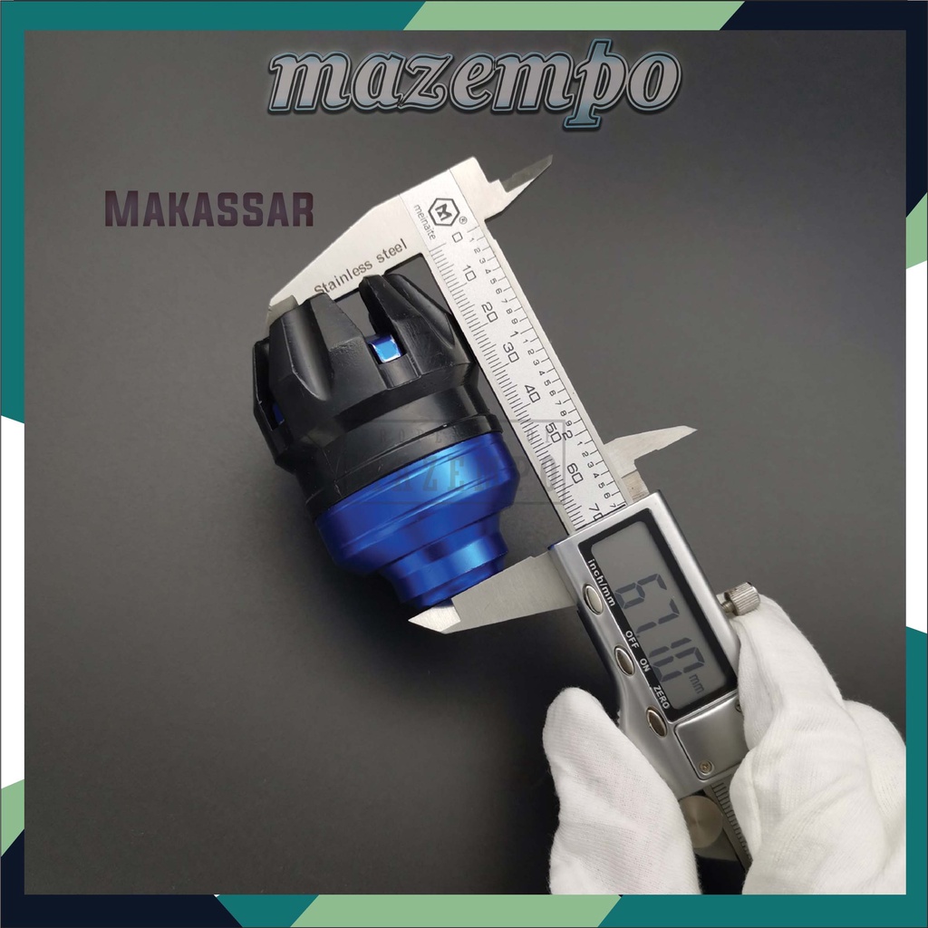 Jalu As Roda Depan besi CNC Besar Universal bisa untuk nmax mio beat vario pcx Masempo