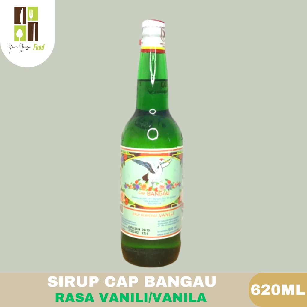 Sirup Cap Bangau Rasa Pisang Ambon/CocoPandan/Moka/Vanili/Vanila 620ml