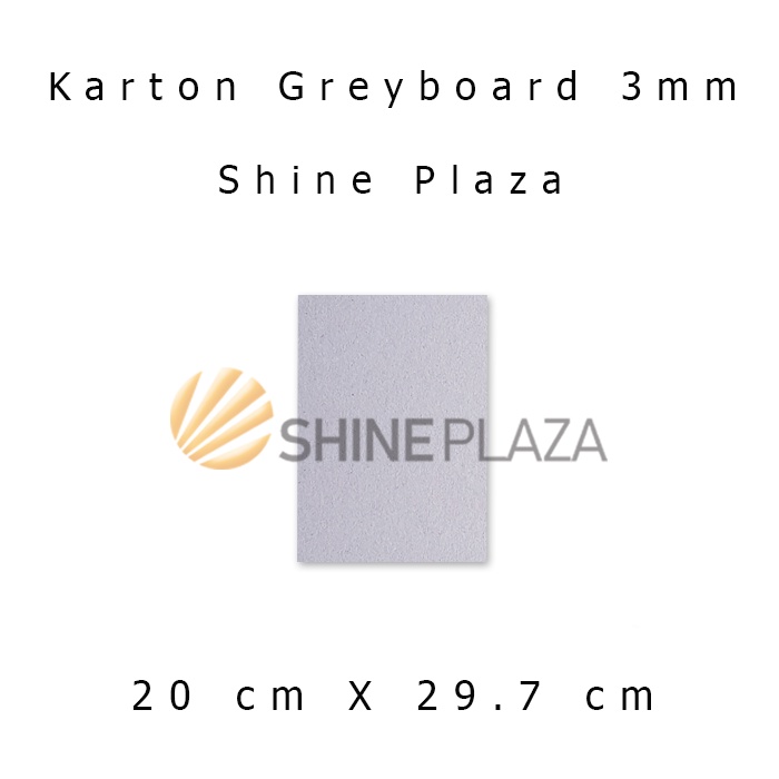 

Karton Greyboard 3mm A4 - Grey Board Abu 3 mm - Bahan Maket