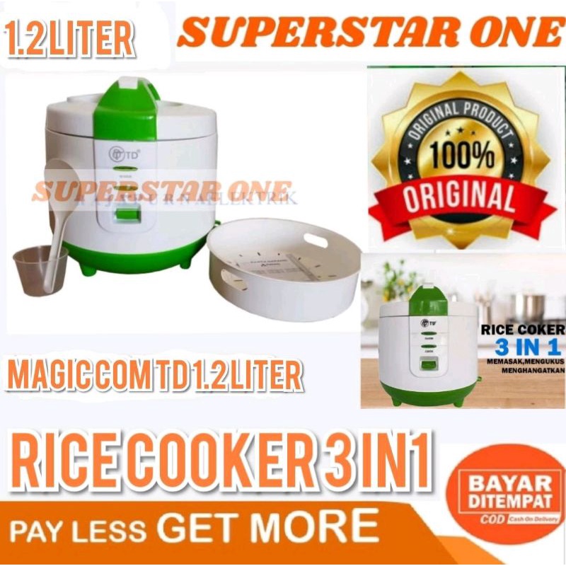 TD magic com 1.2 liter rice cooker magic com 1.2 liter