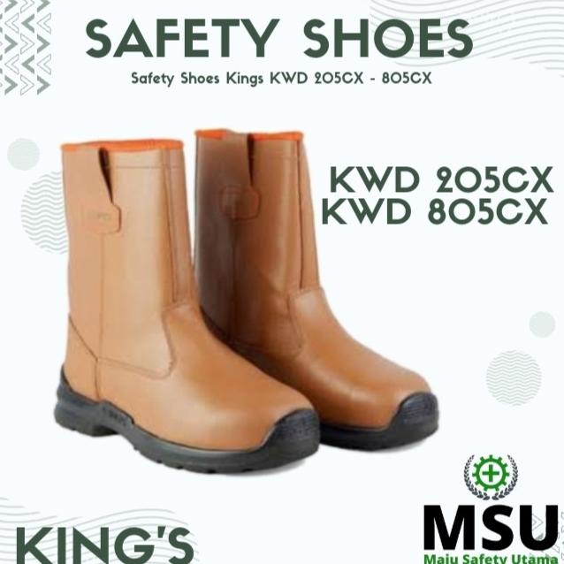 safety shoes kings kwd 805 cx 205 cx sepatu safety kings kwd 205cx