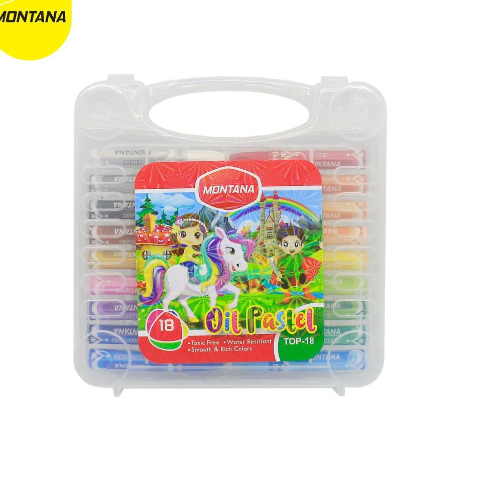 

✨Grosir✨ MONTANA Oil Pastel / Krayon Minyak MONTANA TOP18B / 18 Warna / Colors 