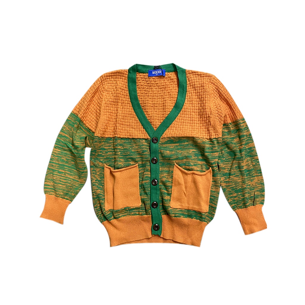 Cardigan Anak Laki-laki / Cardigan Rajut Anak - Anak ORANGE - MOEJOE