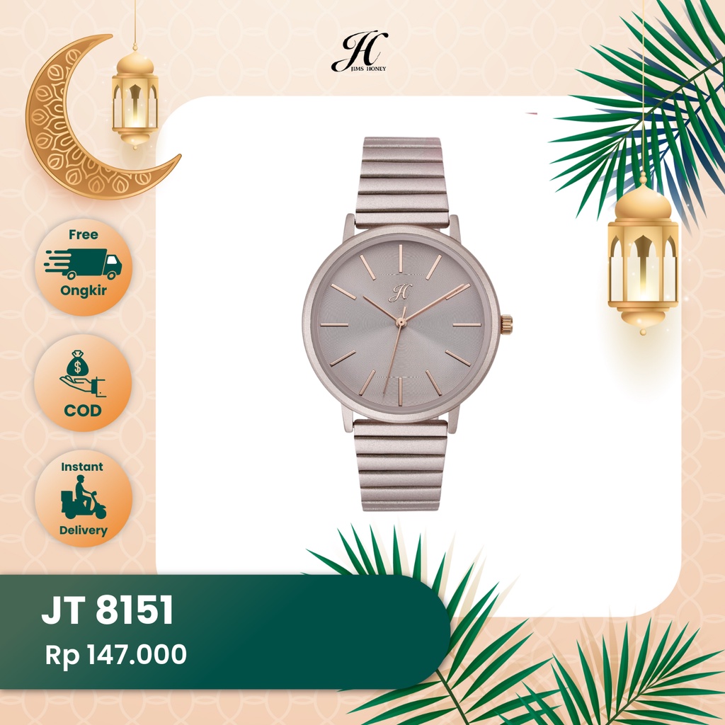 JIMS HONEY JAM TANGAN WANITA JT 8151 (FREE BOX+BATERAI)