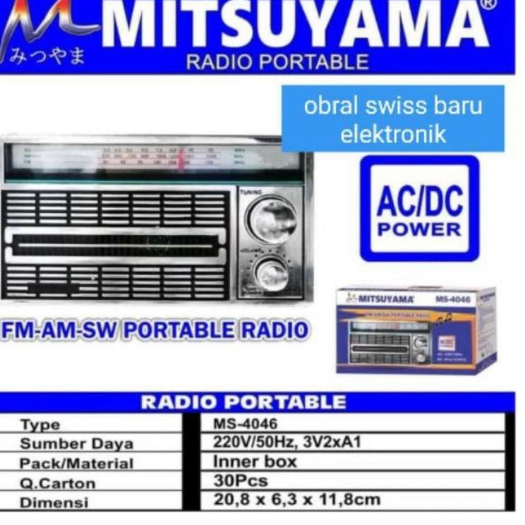➶ RADIO PORTABLE - RADIO MITSYUYAMA JADUL-RADIO MODEL JADUL ☄