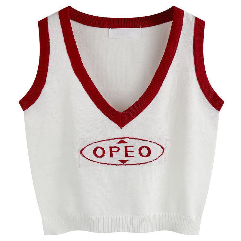 Red Mengenakan ceruk desain wanita kamisol kecil super panas