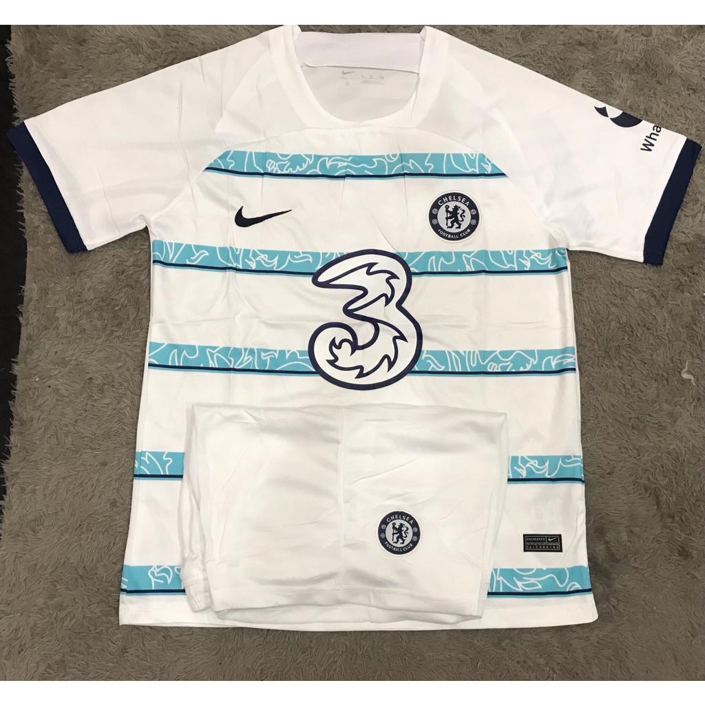 Jersey bola chelsea away 2022 - 2023 grade ori import