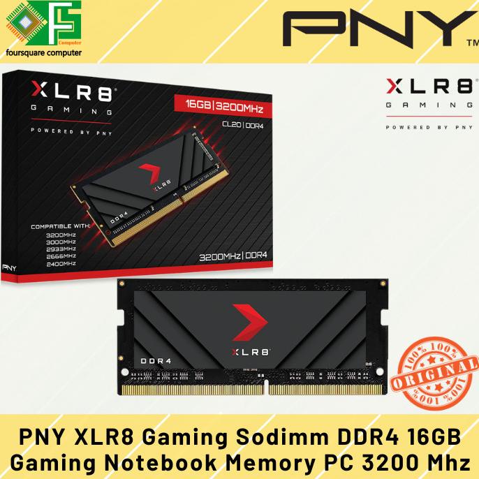 PNY XLR8 Gaming Sodimm DDR4 16GB PC 3200 Mhz | Memory Ram Laptop 16 GB MURAH