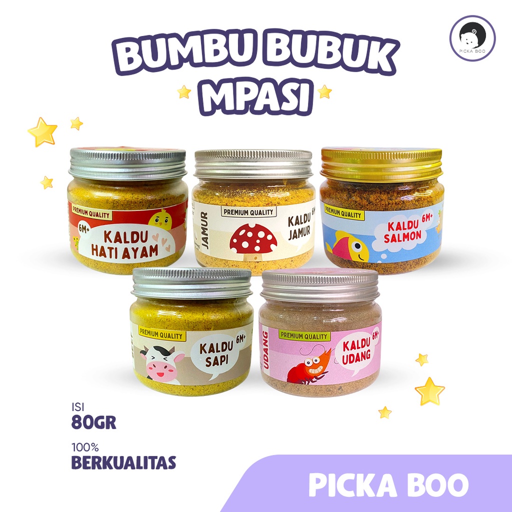 PICKA BOO Plum &amp; Blum Kaldu Mpasi Kaldu Sapi Kaldu Ayam Kaldu Jamur