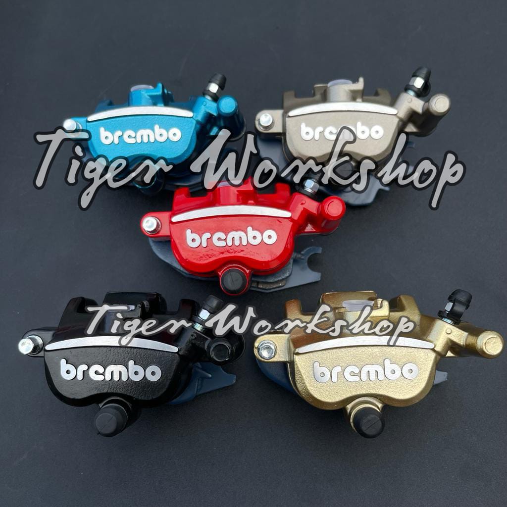 KALIPER BREMBO NMAX OLD NMAX NEW AEROX 155 2 PISTON PLUS BREKET PLUS KAMPAS DEPAN