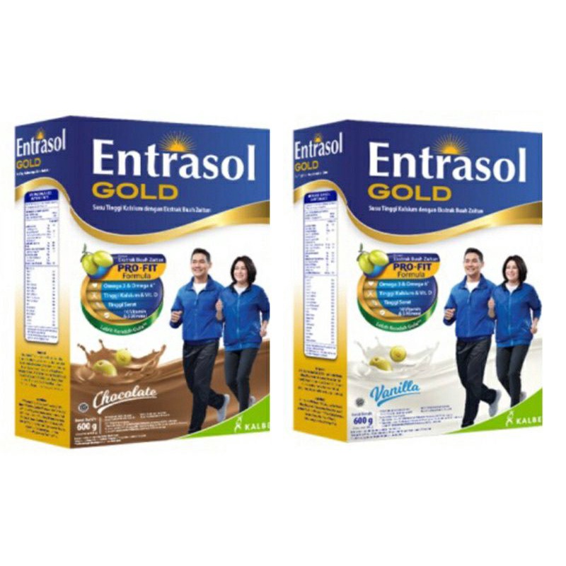 Entrasol gold 580 gr VANILA COKELAT/ENTRASOL PLATINUM 400GR