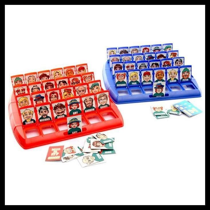 RST Mainan Tebak Gambar Who Is It Board Game Who Is It Mainan Viral Tebak Tebakan Orang Guess Who Is
