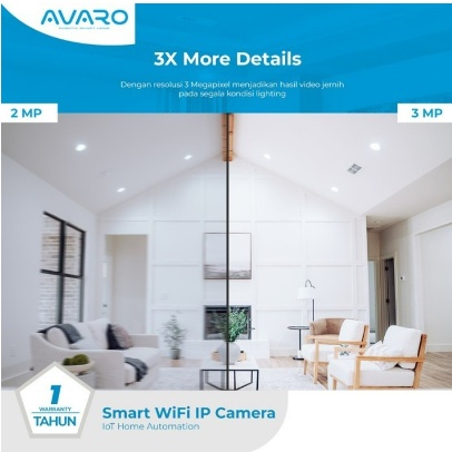 AVARO Smart CCTV WIFI IP Camera CCTV indoor 2MP PTZ