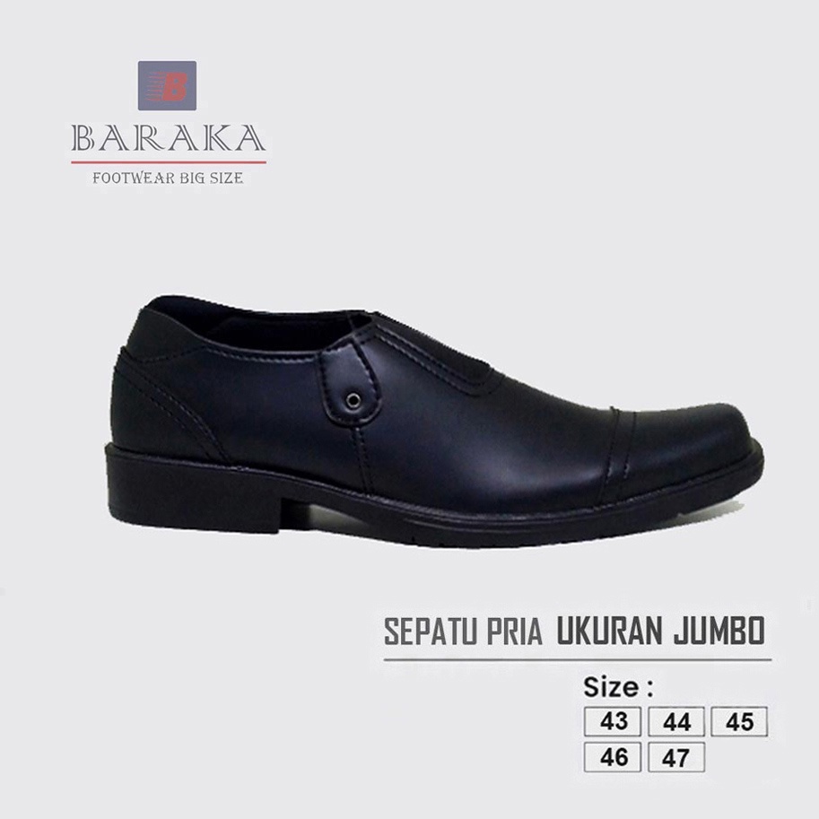 VENETO BIG SIZE | Sepatu Pria Pantofel Kantoran Slip On Oxford Kantor Ukuran Besar Jumbo 43 44 45 46 47