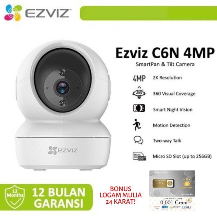 CCTV WIFI KAMERA IP CAMERA PTZ EZVIZ C6N 4 MP 2K