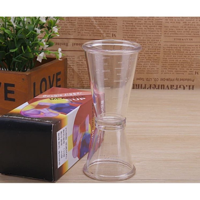 [Gelas Takar] Gelas Ukur / Gelas Takar / Gelas Takaran / Jigger Plastik 10/20 Ml [Pengukur]