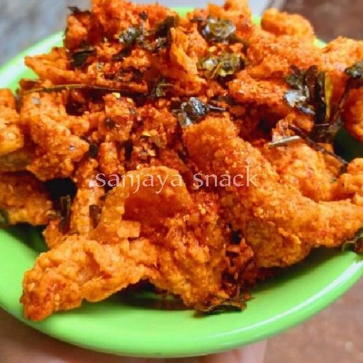 

(COD )NEW_PRODUCT kulit ayam crispy 500 gram pedas daun jeruk dan original gurih