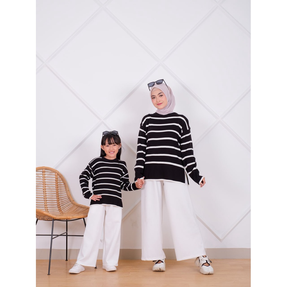 ZAHRA Sweater Rajut Atasan Wanita MILLEA PREMIUM | Pakaian Rajut Wanita KOREAN Haru Knit Oversize