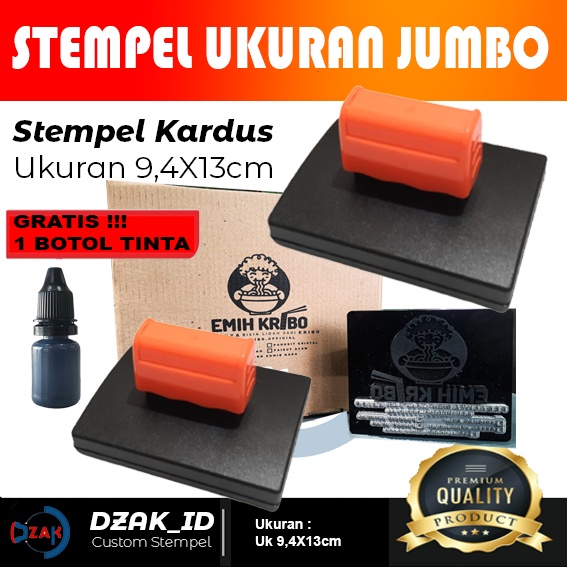 

Stempel Jumbo Custom Flash / Cap Branding / Stempel Plastik / Stempel Cup / Stempel Kardus / Stempel Box Kemasan