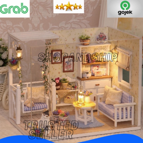

Dijual Miniatur rumah DIY 3D Mainan Edukasi DIY DIY Craft Dollhouse Diskon